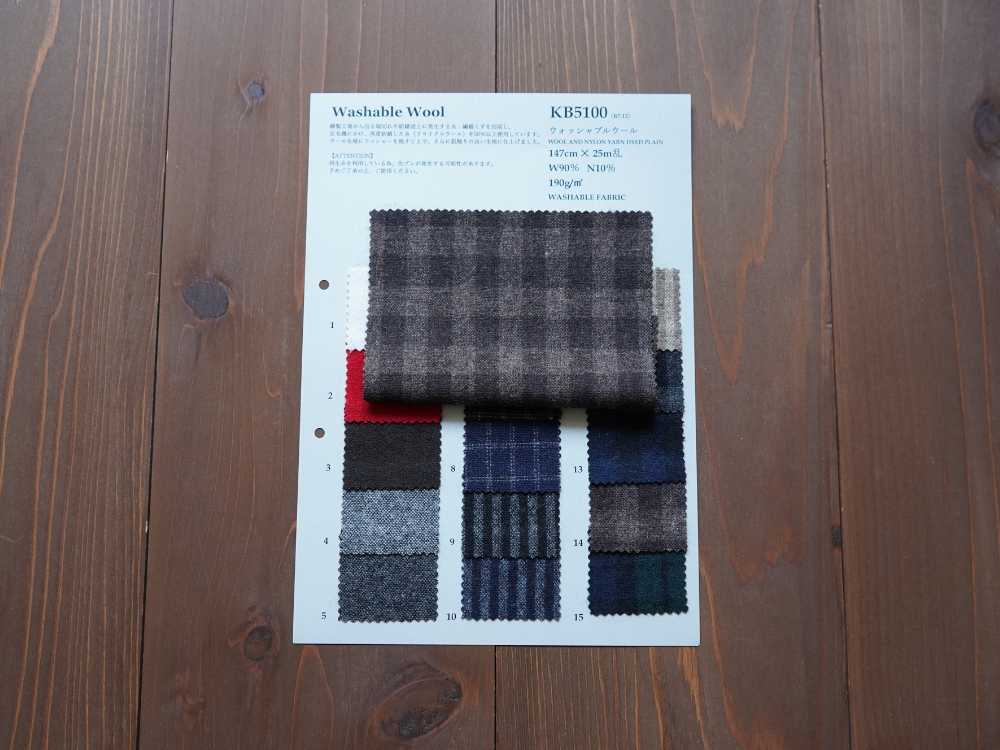 リネンコットン ギンガムチェックｘインディゴコーティング・墨汁コーティング イメージ画像